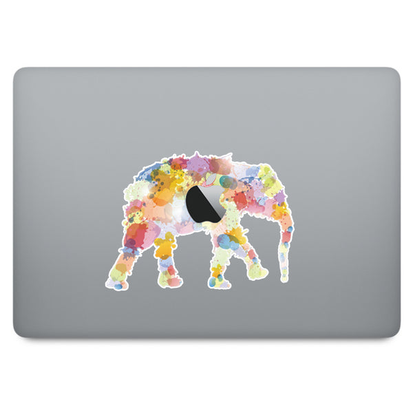 Colourful Elephant MacBook Decal