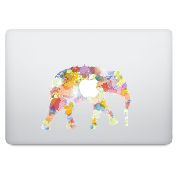 Colourful Elephant MacBook Decal