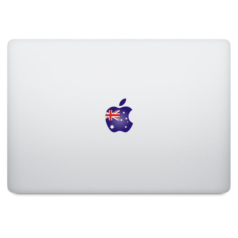 Australia Flag Apple Logo MacBook Decal