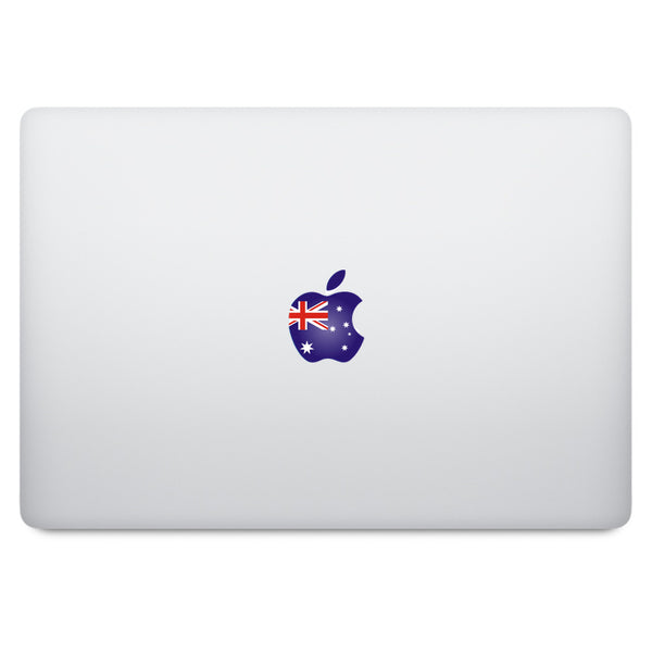 Australia Flag Apple Logo MacBook Decal