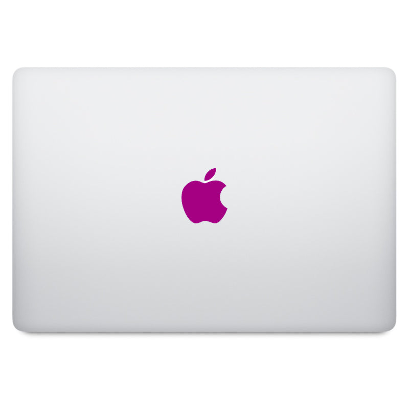 Purple Apple Logo MacBook Decal