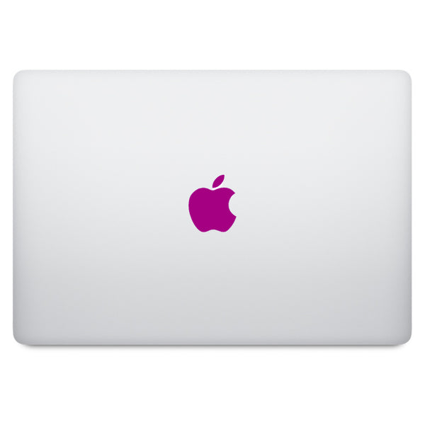 Purple Apple Logo MacBook Decal