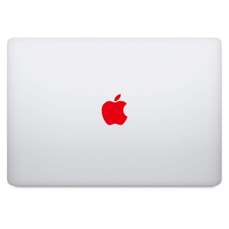 Red Apple Logo MacBook Decal