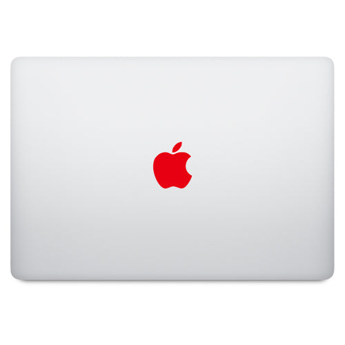 Red Apple Logo MacBook Decal