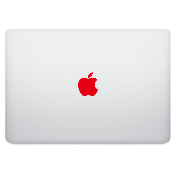 Red Apple Logo MacBook Decal