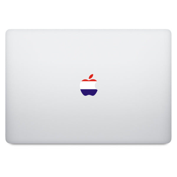 Netherland Flag Apple Logo MacBook Decal
