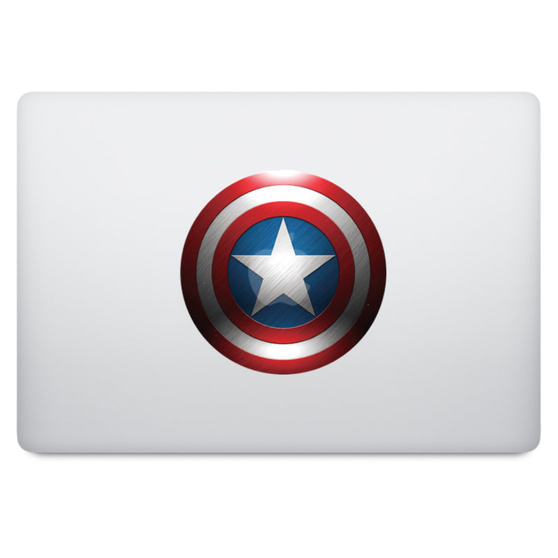 Captain America Shield MacBook Decal V1
