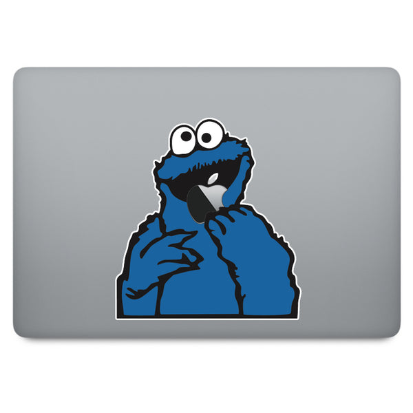 Sesame Street Cookie Monster MacBook Decal