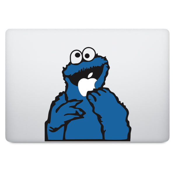 Sesame Street Cookie Monster MacBook Decal