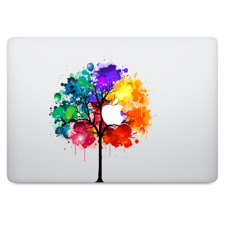 Black Apple Logo MacBook Decal