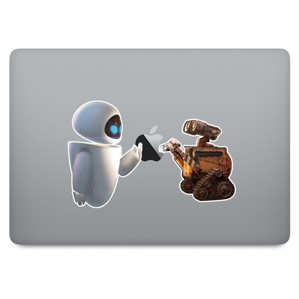 Wall-E and Eve MacBook Decal