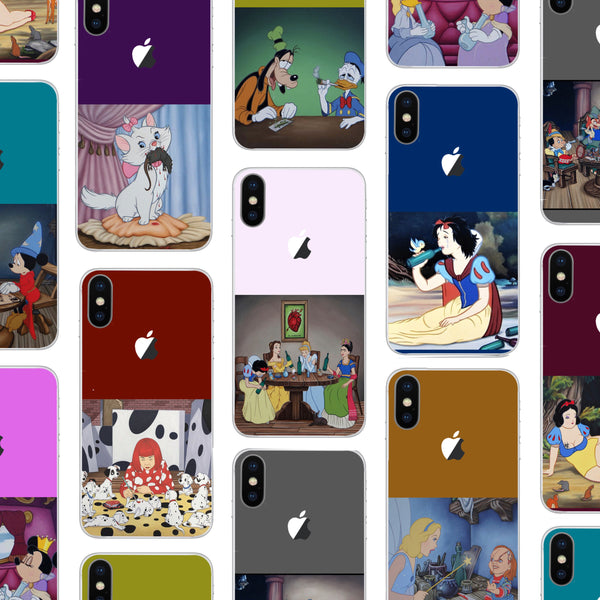 Modern World Disney Characters iPhone Decal