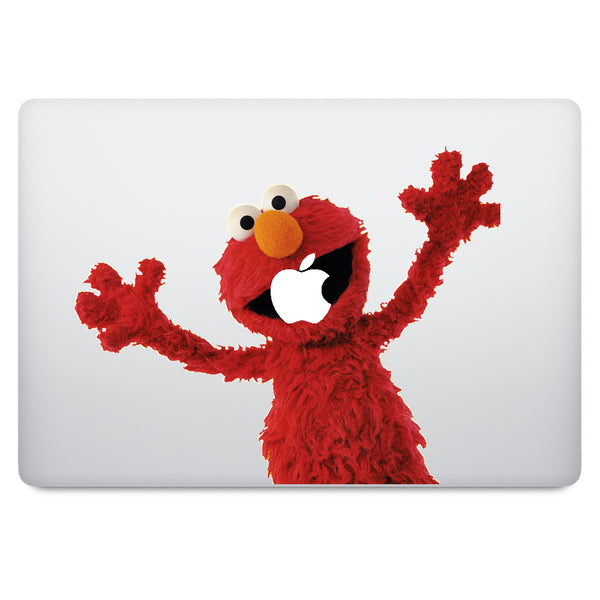Sesame Street Elmo MacBook Decal V2