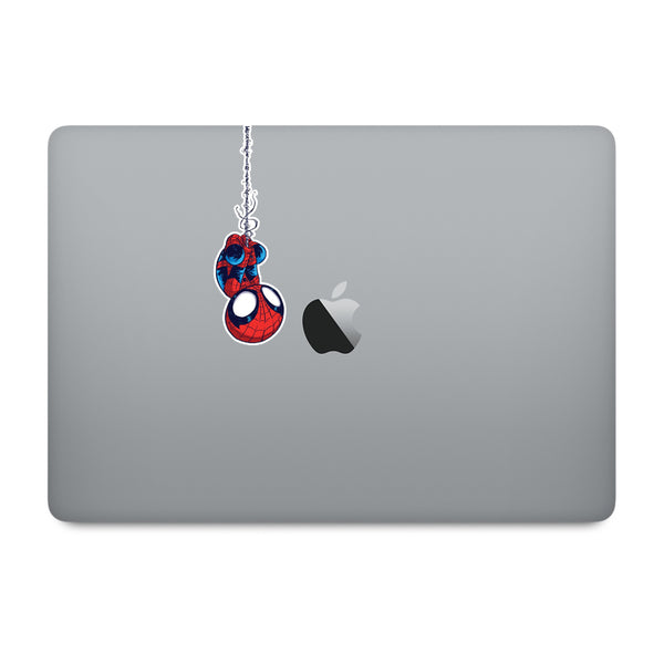 Cute Superheroes Spiderman MacBook Decal