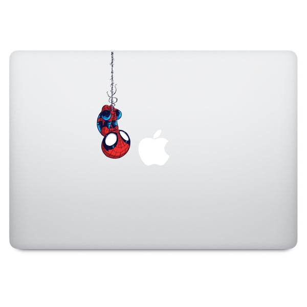 Cute Superheroes Spiderman MacBook Decal