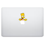 Simpson's Bart MacBook Decal V2
