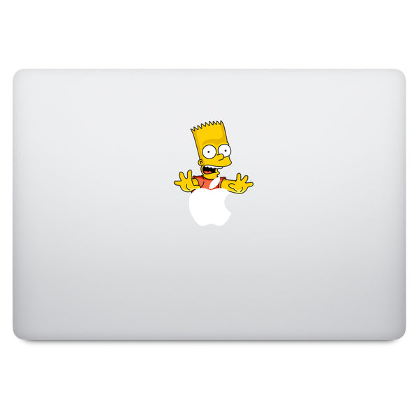 Simpson's Bart MacBook Decal V2
