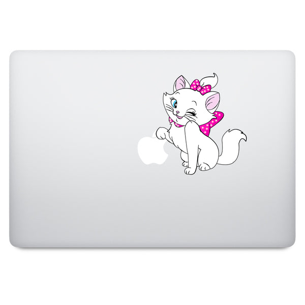 Marie Cat MacBook Decal V1