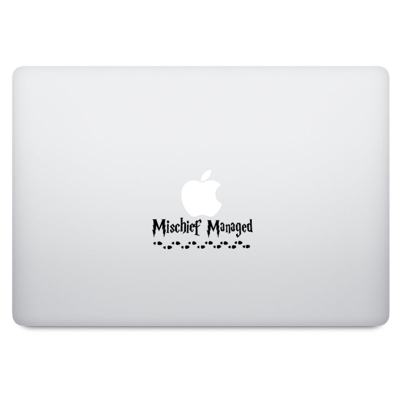Harry Potter Mischief Managed MacBook Palm Rest Decal