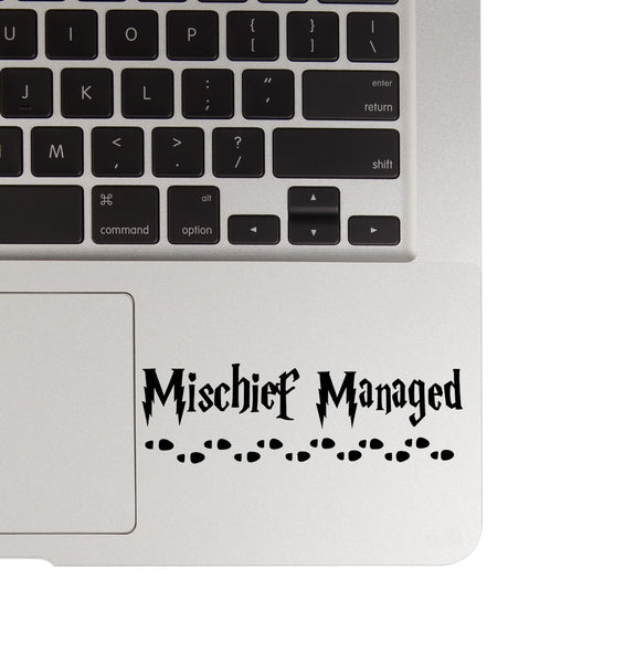 Harry Potter Mischief Managed MacBook Palm Rest Decal