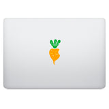 Orange Carrot MacBook Decal
