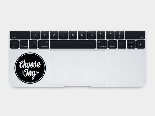 Choose Joy MacBook Palm Rest Decal