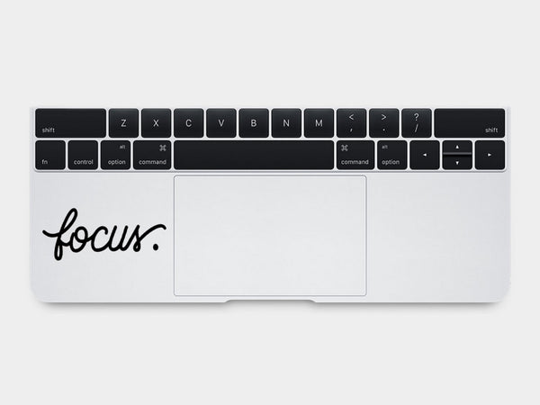 Focus MacBook Palm Rest Decal