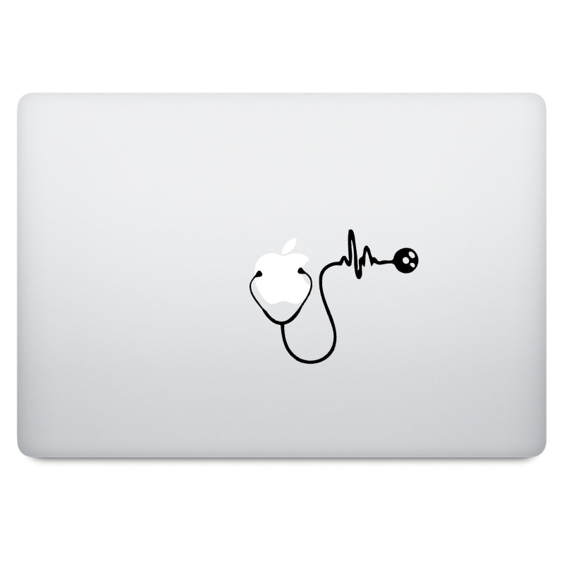 Stethoscope Heartbeat MacBook Palm Rest Decal