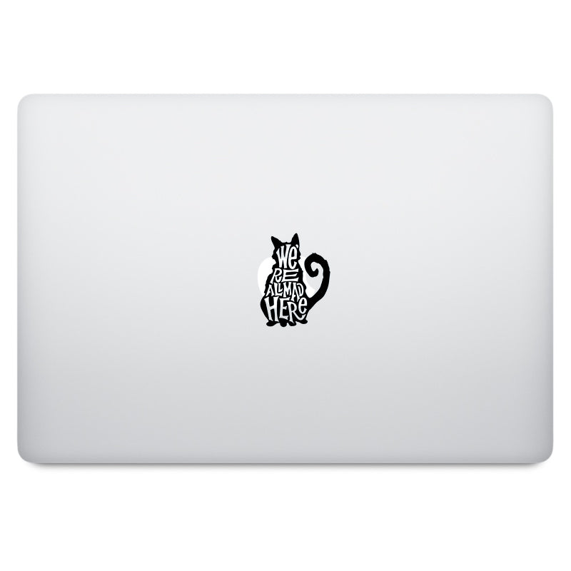 We Are All Mad Here MacBook Palm Rest Decal