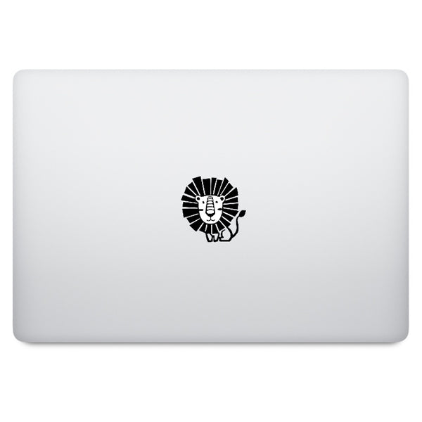 Cute Lion MacBook Decal