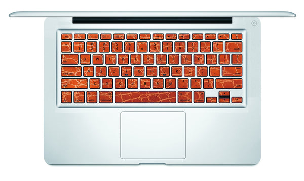 Leather Style MacBook Keyboard Decal