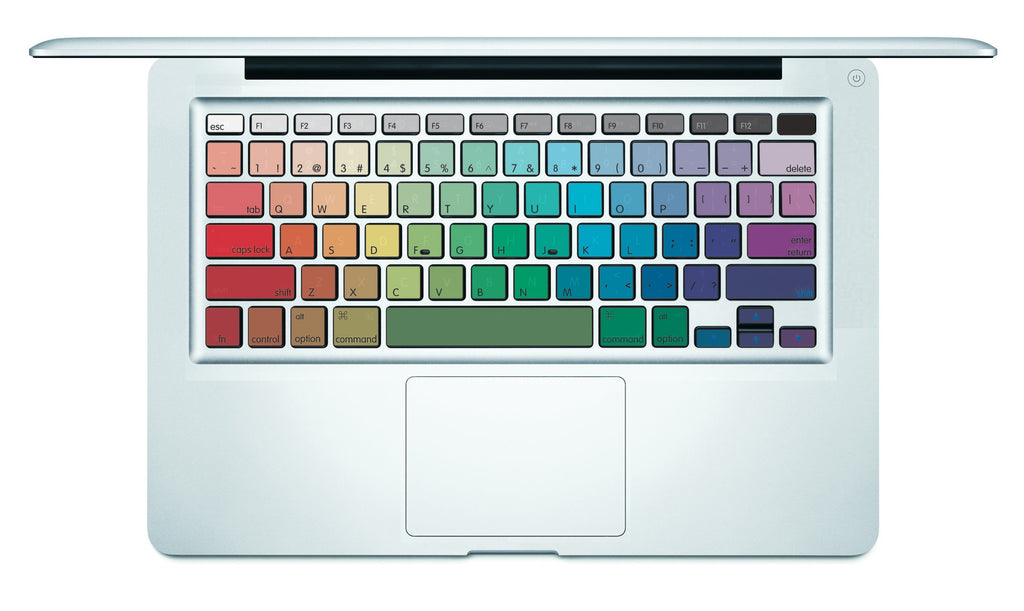 Rainbow MacBook Keyboard Decal