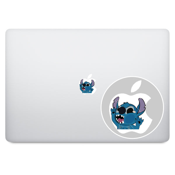 Lilo & Stitch Apple Logo MacBook Decal V1