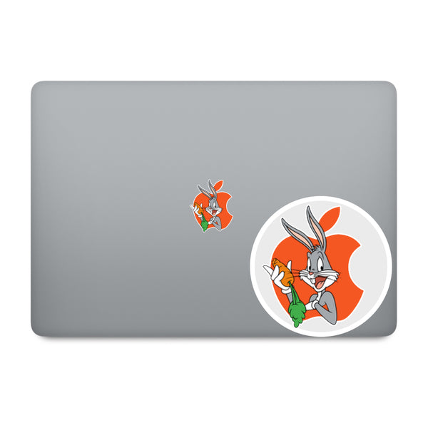 Bugs Bunny Apple Logo MacBook Decal