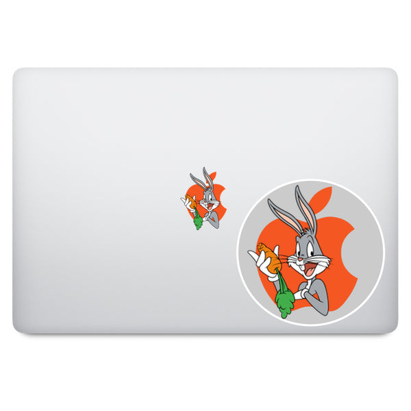 Bugs Bunny Apple Logo MacBook Decal