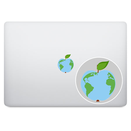 Purple Apple Logo MacBook Decal