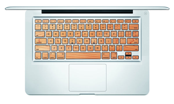 Wood Style MacBook Keyboard Decal