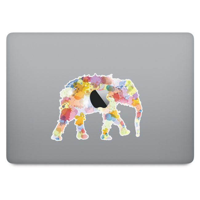 Colourful Elephant MacBook Decal