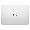 France Flag Apple Logo MacBook Decal