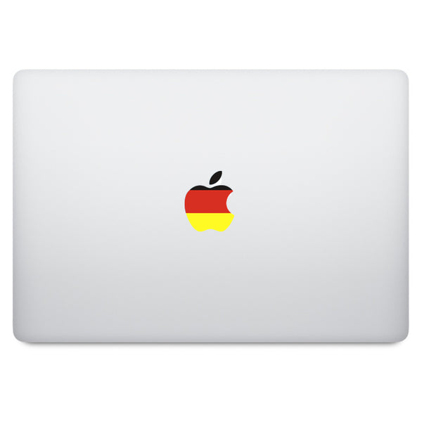 Germany Flag Apple Logo MacBook Decal