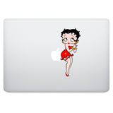 Betty Boop MacBook Decal V2