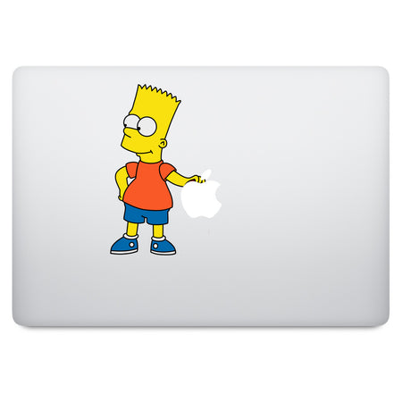 Simpson's Bart MacBook Decal V2