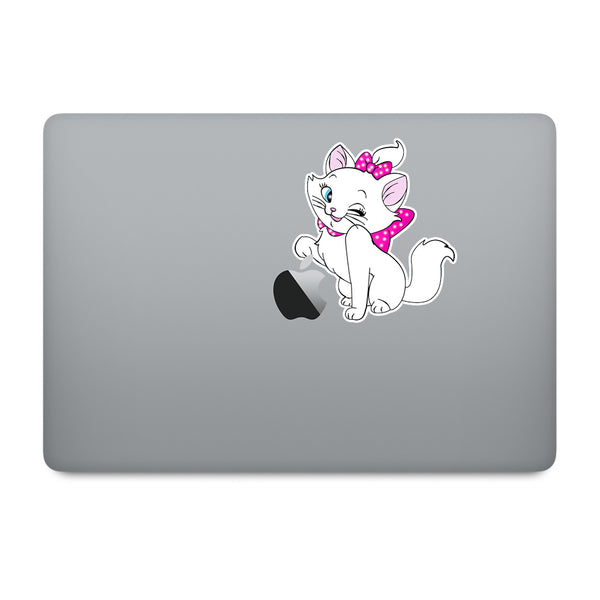 Marie Cat MacBook Decal V1