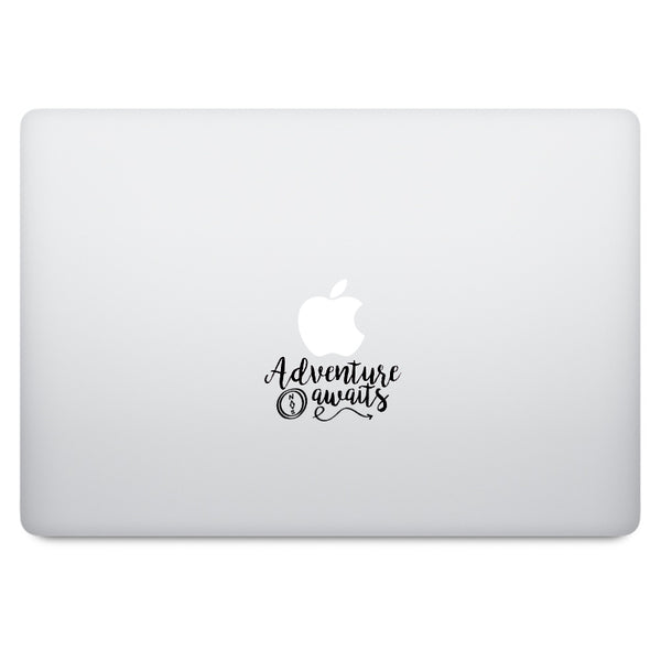 Adventure Awaits Quote MacBook Palm Rest Decal