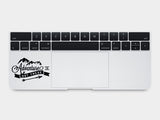 Adventure is Out There Quote MacBook Palm Rest Decal