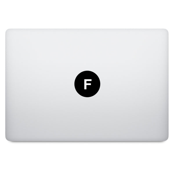 Alphabet A-Z MacBook Decal
