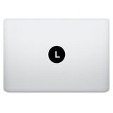 Alphabet A-Z MacBook Decal