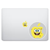 Sponge Bob Apple Logo MacBook Decal V2