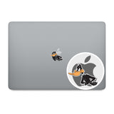 Daffy Duck Apple Logo MacBook Decal